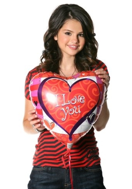 Selena Gomez I LOVE YOU Check out the full gallery at SelenaFan