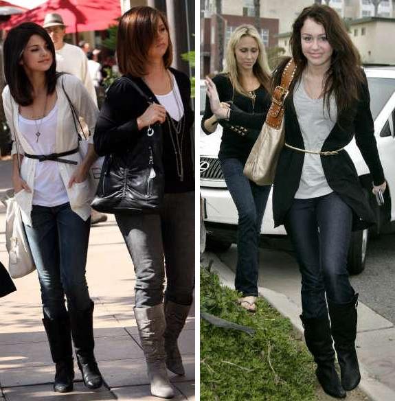 Selena Gomez Vs Miley Cyrus FASHION FACEOFF October 23 2008